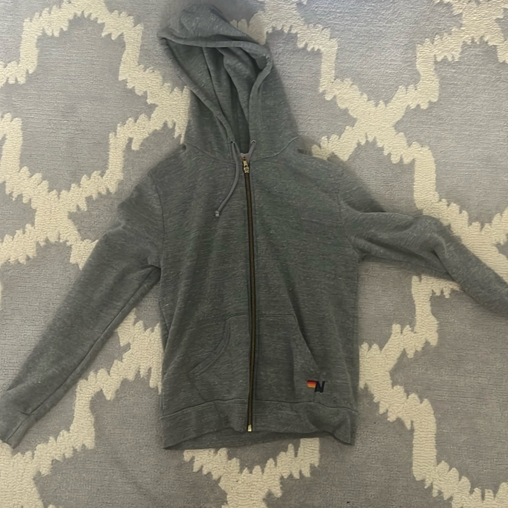 Aviator nation lightning bolt zip up